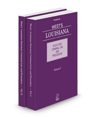 West's Louisiana Statutory Criminal Law and Procedure, 2025 ed.