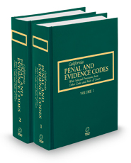 California Penal and Evidence Codes, 2025 ed. (California Desktop Codes)