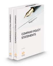 Company Policy Statements, 2022-2023 ed.
