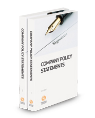 Company Policy Statements, 2023-2024 ed.