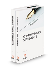 Company Policy Statements, 2024-2025 ed.