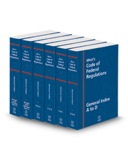 West's Code of Federal Regulations General Index, 2024 ed.