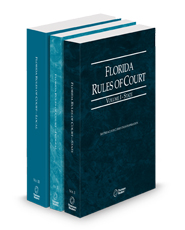 Florida Rules of Court - State, Federal, and Local, 2025 ed. (Vols. I-III, Florida Court Rules)