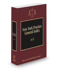 General Index, 2022-2023 ed. (New York Practice Series)