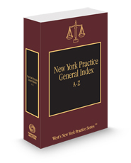 General Index, 2023-2024 ed. (New York Practice Series)