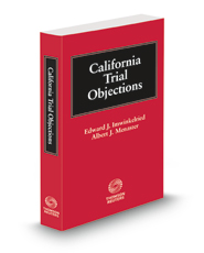 California Trial Objections, 2022-2023 ed.