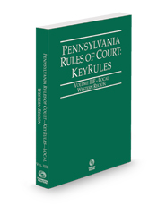 Pennsylvania Rules of Court - Local Western KeyRules, 2024 ed. (Vol. IIIF, Pennsylvania Court Rules)