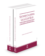Southern California Local Court Rules - Superior Courts and KeyRules, 2024 ed. (Vols. IIIi & IIIJ, California Court Rules)