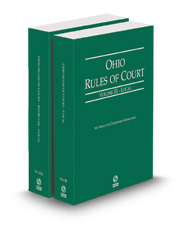 Ohio Rules of Court - Local and Local KeyRules, 2024 ed. (Vols. III & IIIA, Ohio Court Rules)