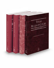 Texas Rules of Court - State, Federal, Local and Local KeyRules, 2021 ed. (Vols. I-IIIA, Texas Court Rules)