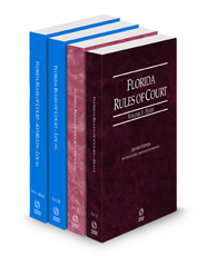 Florida Rules of Court - State, Federal, Local and Local KeyRules, 2024 revised ed. (Vols. I-IIIA, Florida Court Rules)