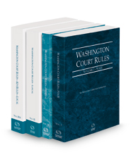 Washington Court Rules - State, Federal, Local and Local KeyRules, 2023 ed. (Vols. I-IIIA, Washington Court Rules)