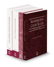 Washington Court Rules - State, Federal, Local and Local KeyRules, 2024 ed. (Vols. I-IIIA, Washington Court Rules)