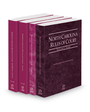 North Carolina Rules of Court - State, Federal, Local and Local KeyRules, 2023 ed. (Vols. I-IIIA, North Carolina Court Rules)