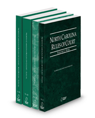 North Carolina Rules of Court - State, Federal, Local and Local KeyRules, 2025 ed. (Vols. I-IIIA, North Carolina Court Rules)