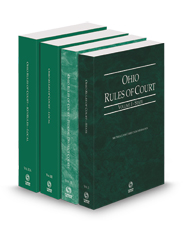 Ohio Rules of Court - State, Federal, Local and Local KeyRules, 2024 ed. (Vols. I-IIIA, Ohio Court Rules)