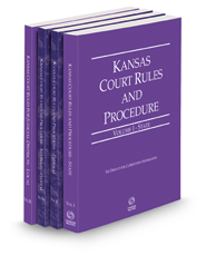 Kansas Court Rules and Procedure - State, Federal, Federal KeyRules, and Local, 2022 ed. (Vols. I-III, Kansas Court Rules)