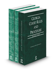 Georgia Court Rules and Procedure - State, Federal and Federal KeyRules, 2024 ed. (Vols. I-IIA, Georgia Court Rules)