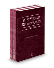 West Virginia Rules of Court - State, Federal and Federal KeyRules, 2023 ed. (Vols. I-IIA, West Virginia Court Rules)