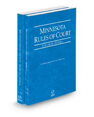Minnesota Rules of Court - Federal and Federal KeyRules, 2022 ed. (Vols. II & IIA, Minnesota Court Rules)