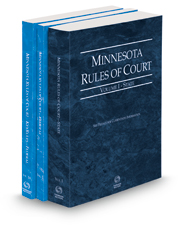 Minnesota Rules of Court - State, Federal and Federal KeyRules, 2022 ed. (Vols. I-IIA, Minnesota Court Rules)