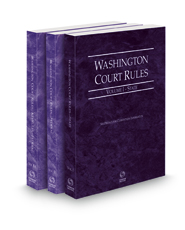 Washington Court Rules - State, Federal and Federal KeyRules, 2022 ed. (Vols. I-IIA, Washington Court Rules)