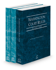 Washington Court Rules - State, Federal and Federal KeyRules, 2023 ed. (Vols. I-IIA, Washington Court Rules)