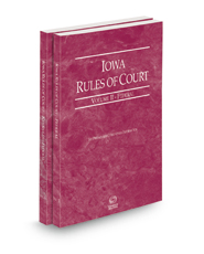 Iowa Rules of Court – Federal and Federal KeyRules, 2023 ed. (Vols. II & IIA, Iowa Court Rules) Iowa Rules of Court – Federal and Federal KeyRules, 2023 ed. (Vols. II & IIA, Iowa Court Rules)