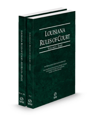 Louisiana Rules of Court - State and State KeyRules, 2024 ed. (Vols. I–IA, Louisiana Court Rules)