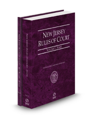 New Jersey Rules of Court - State and State KeyRules, 2024 ed. (Vols. I-IA, New Jersey Court Rules)