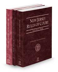 New Jersey Rules of Court - State, State KeyRules, and Federal, 2022 ed. (Vols. I-II, New Jersey Court Rules)