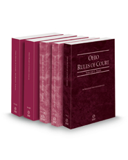 Ohio Rules of Court - State, Federal, Federal KeyRules, Local and Local KeyRules, 2023 ed. (Vols. I-IIIA, Ohio Court Rules)