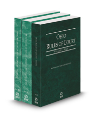 Ohio Rules of Court - State, Federal and Federal KeyRules, 2024 ed. (Vols. I-IIB, Ohio Court Rules)