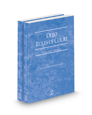 Ohio Rules of Court - Federal and Federal KeyRules, 2022 ed. (Vols. II & IIB, Ohio Court Rules)