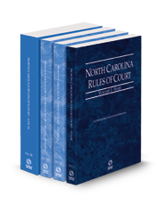 North Carolina Rules of Court - State, Federal, Federal KeyRules, and Local, 2024 ed. (Vols. I-III, North Carolina Court Rules)