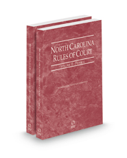 North Carolina Rules of Court - Federal and Federal KeyRules, 2022 ed. (Vols. II & IIA, North Carolina Court Rules)