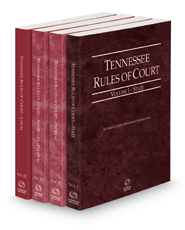 Tennessee Rules of Court - State, Federal, Federal KeyRules, and Local, 2021 ed. (Vols. I-III, Tennessee Court Rules)