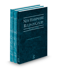 New Hampshire Rules of Court - State, Federal and Federal KeyRules, 2023 ed. (Vols. I-IIA, New Hampshire Court Rules)