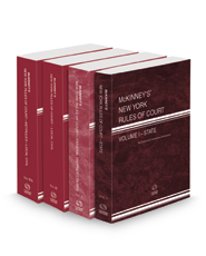 McKinney’s New York Rules of Court - State, Federal District, Local and Local KeyRules, 2022 ed. (Vols. I-IIIA, New York Court Rules)