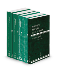 McKinney's New York Rules of Court - State, Federal District, Federal Bankruptcy, Local Civil and Local Civil KeyRules, 2024 ed. (V. I-IIIA, New York Court Rules)