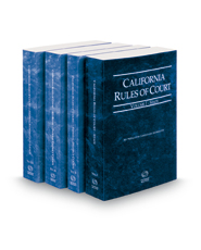 California Rules of Court State Fede Legal Solutions