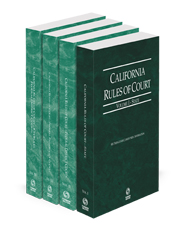 California Rules of Court - State, Federal District Courts, Federal Bankruptcy Courts and Federal KeyRules, 2023 revised ed. (Vols. I-IIB, California Court Rules)