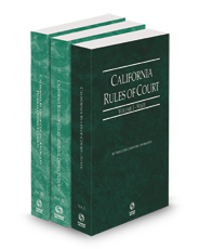 California Rules of Court - State, Federal District Courts and Federal KeyRules, 2023 revised ed. (Vols. I-IIB, California Court Rules)