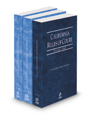 California Rules of Court - State, Federal District Courts and Federal KeyRules, 2024 revised ed. (Vols. I-IIB, California Court Rules)