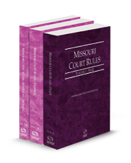 Missouri Court Rules - State, Federal and Federal KeyRules, 2023 ed. (Vols. I-IIA, Missouri Court Rules)