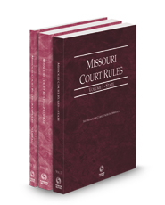 Missouri Court Rules - State, Federal and Federal KeyRules, 2024 ed. (Vols. I-IIA, Missouri Court Rules)