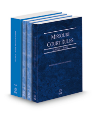 Missouri Court Rules - State, Federal, Federal KeyRules and Circuit, 2022 ed. (Vols. I-III, Missouri Court Rules)