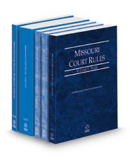 Missouri Court Rules - State, Federal, Federal KeyRules, Circuit and Circuit KeyRules, 2022 ed. (Vols. I-IIIA, Missouri Court Rules)