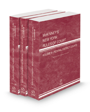 McKinney's New York Rules of Court - Federal District Courts, Federal Bankruptcy Courts and Federal District Courts KeyRules, 2022 ed. (Vols. II, IIA & IIB, New York Court Rules)