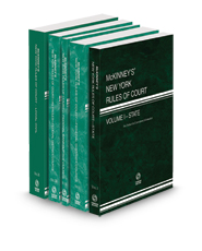 McKinney's New York Rules of Court - State, Federal District Courts, Federal Bankruptcy Courts, Federal District Courts KeyRules and Local, 2024 ed. (Vols. I, II, IIA, IIB & III, New York Court Rules)